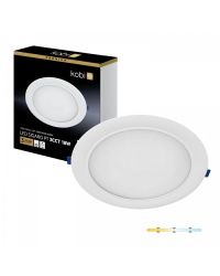 Kobi SIGARO LED Downlight 18W 1800lm 3CCT Wit Zaagmaat 195-200mm IP20