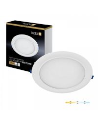 Kobi SIGARO LED Downlight 24W 2400lm 3CCT Wit Zaagmaat 195-200mm IP20