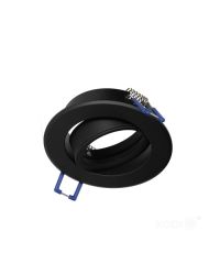 Kobi OH29 inbouwspot ring mat zwart kantelbaar Ø73-80mm GU10