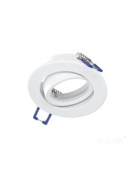 Kobi OH29 inbouwspot ring mat wit kantelbaar Ø73-80mm GU10