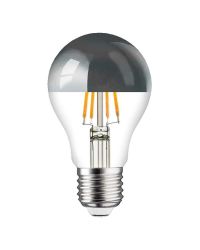 LEDmaxx LED kopspiegellamp zilver E27 4W 440lm 2700K Niet-Dimbaar A60