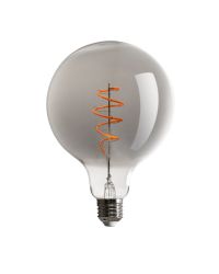 LEDmaxx LED globelamp G125 E27 5W 130lm 1800K rookglas dimbaar