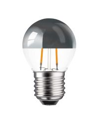 LEDmaxx LED kopspiegellamp zilver E27 2W 180lm 2700K Niet-Dimbaar P45