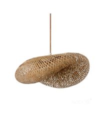 BOHO hanglamp Brugia L Ø60cm Licht Bamboe - E27 fitting - Kobi Design