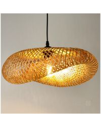 BOHO hanglamp Brugia M Ø50cm Naturel Bamboe - E27 fitting - Kobi Design