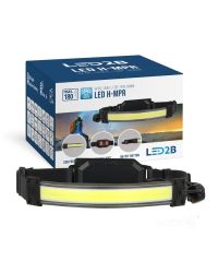 LED Hoofdlamp H-MPR met voor- en achterlicht | 6000K en rood licht | oplaadbaar via USB-C