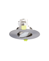Integral inbouwspot Satijn Nikkel rond kantelbaar | zaagmaat 7-10cm | incl. GU10 fitting excl. lichtbron