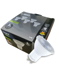 5 stuks Integral LED GU10 3.6W 345lm 2700K 36º Niet-Dimbaar Ø5cm