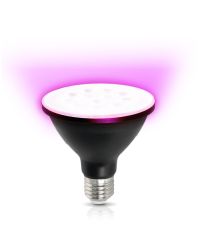 Kobi LED Grow Bulb Planty-B 9W E27 1200K Zwart - Gerichte Plantverlichting met PPF & Natuurlijk Lichtspektrum