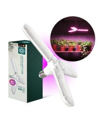 Kobi LED Grow Bulb Planty E27 24W - Vleugelvormige Kweeklamp met 120° Stralingshoek