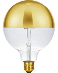 SPL LED Kopspiegellamp Goud G125 E27 6.5W 520lm 2500K Dimbaar | Beste Kleurweergave