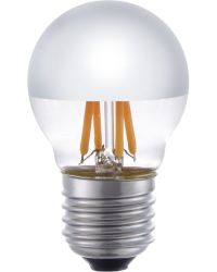 OP=OP SPL LED Kopspiegellamp Zilver E27 4W 350lm 2500K Dimbaar P45