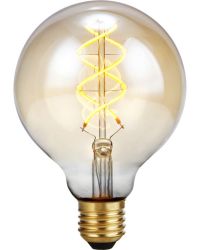 SPL LED Globelamp G95 E27 5W 460lm 2200K Goud 3-staps 