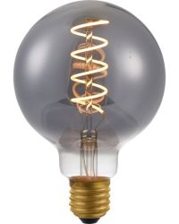 OP=OP SPL LED Globelamp G95 E27 4.5W 100lm 2200K Smoke Dimbaar