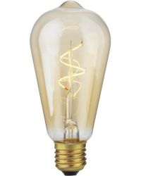 SPL LED Rustiek ST64 E27 2.9W 250lm 2200K Goud Dimbaar | Beste kleurweergave