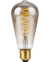 SPL LED Rustieklamp ST64 E27 4W 200lm 2000K Goud 