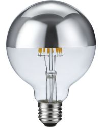 SPL LED Kopspiegellamp Zilver G95 E27 6.5W 470lm 2500K  | Beste Kleurweergave