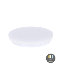 LED Plafonnière Bestla 12W rond wit met CCT-switch 2700K 3000K 4000K