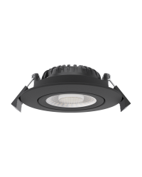 Miran slim-fit LED inbouwspot 5W/7W CCT 2700K/3000K/4000K dimbaar IP65 - zwart