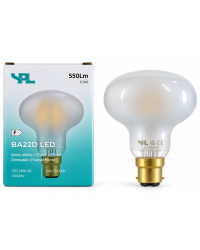SPL LED Filament Hamerkop B22d 6W 550lm 2700K Dimbaar