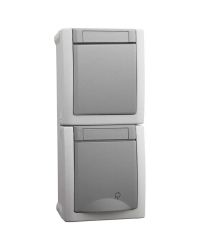 Viko by Panasonic Opbouwschakelaar met stopcontact 