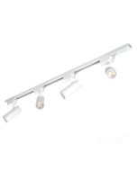 NEXTRACK GO 1-fase railset 1 meter met 4x GU10 spots - wit