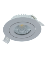 LED inbouwspot Varda Wit 5W 420lm 60º DimToWarm IP44 | zaagmaat 7.5cm