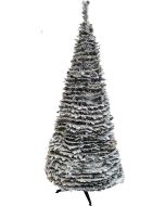 1-Minute Popup Kerstboom met 200 LED lampjes - 150cm hoog - Ø50cm