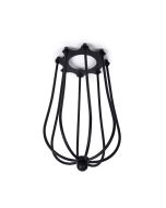 Integral Ballonvormige Lampenkap Kooi voor Binnenpendel Zwart