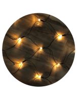 Modee Kerstnet 2m x 2m met 144 warmwitte LEDs | regelbaar met adapter