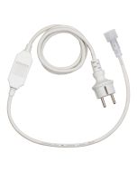 Bailey Stroomkabel 1,5M met Adapter 6A – voor LED Rope 360° Ø13mm – 230V