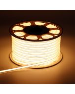 COB LEDstrip 220V 2700K | 50 meter | | inclusief Eurostekker & 50 bevestigingsclips
