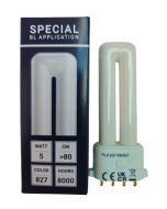 SL Spaarlamp 4-pins PL-S 5W/827/4P 2G7