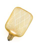 Osram LED Decor Flat E27 3.5W 300lm 2700K inclusief Gouden Square kooi