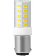 SPL LED buislamp Ba15d 230V 3.5W 380lm 3000K  T17x52mm