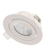LED inbouwspot Varda Wit 5W 420lm 60º | DimToWarm | IP44 | zaagmaat 6.8cm