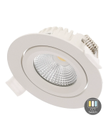 LED Inbouwspot Varda Slim-Fit 4W/6W Wit | Dimbaar | IP65 | CCT-Switch (2700K/3000K/4000K)