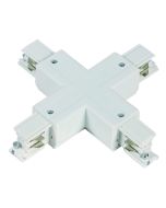 3-Fase Rail - X-vorm Connector - Wit