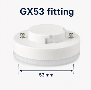 GX53 fitting platte lamp