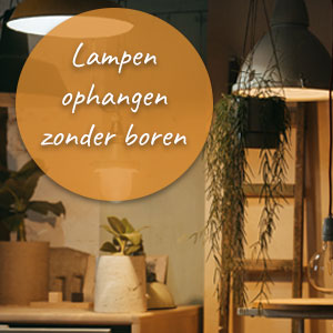 blog lampen ophangen zonder boren