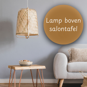 blog lamp boven salontafel