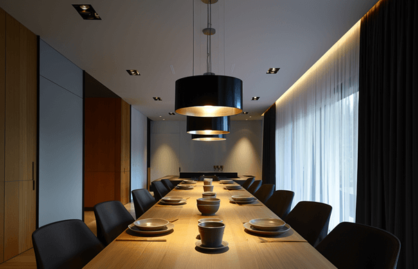 verlichting boven eettafel